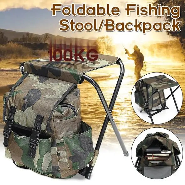 Folding Stool Backpack - The Next Door Neighbor 