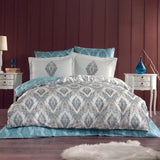 Hobby Retro Mint - Poplin Double Duvet Cover Set