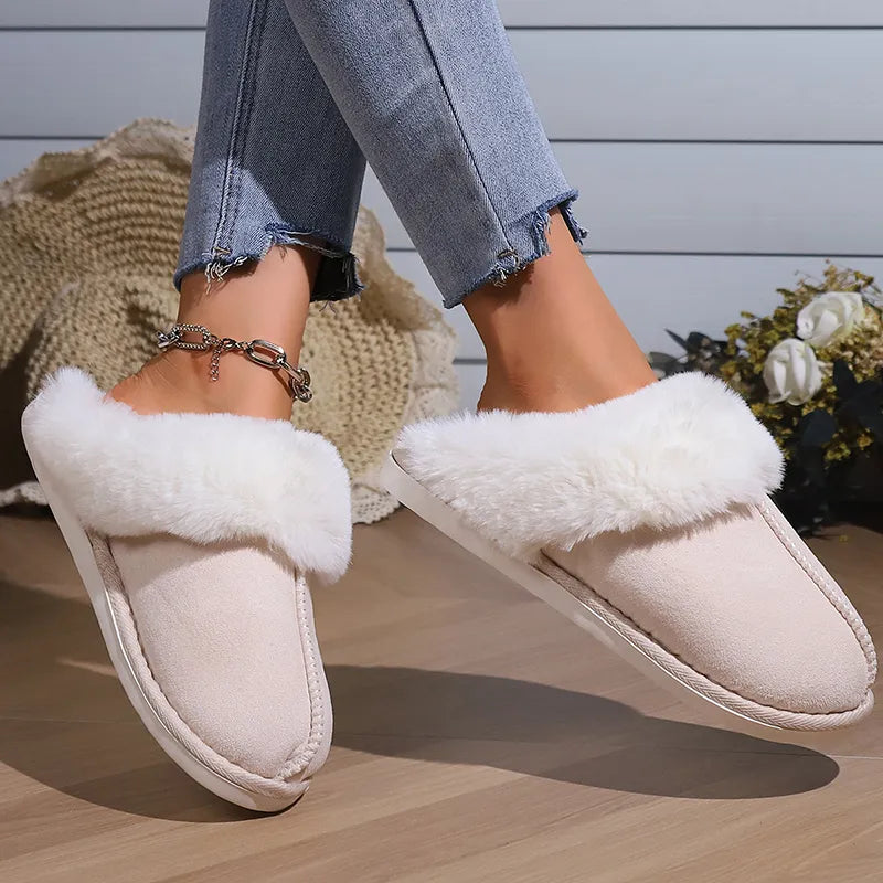 Indoor Fur Slippers - The Next Door Neighbor 