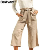 Casual Cotton Linen Summer Pants