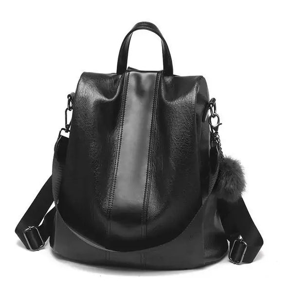 Essential Elegance Leather Backpack