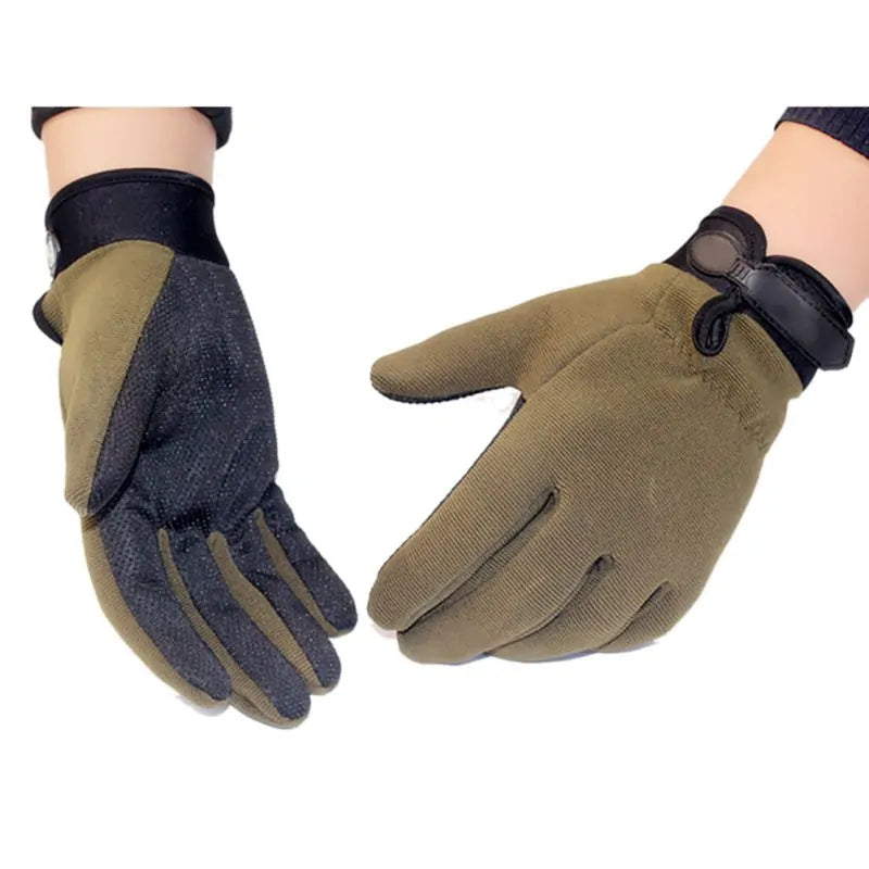 Nylon Tactical Hiking Anti-Slip Full Finger Gloves - The Next Door Neighbor 