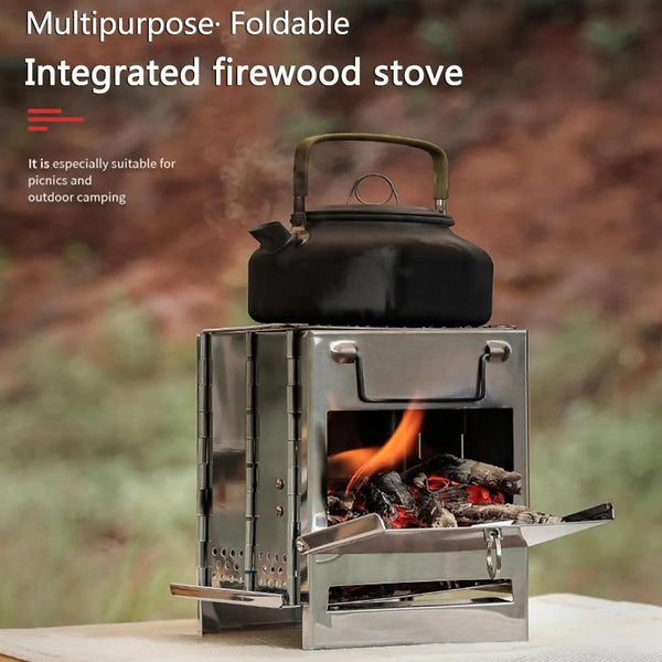 Mini Outdoor Portable Firewood Stove - The Next Door Neighbor 