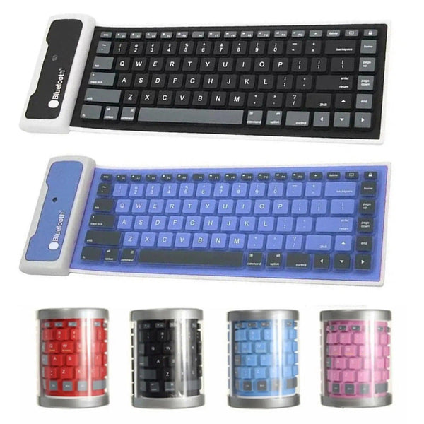 Wireless Bluetooth Roll-Up Keyboard - The Next Door Neighbor 