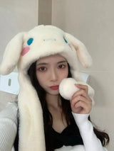 Cute Plush Keep Warm Bunny Hat - The Next Door Neighbor 