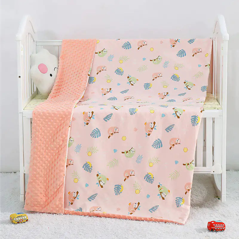 Cotton Cartoon Baby Blanket