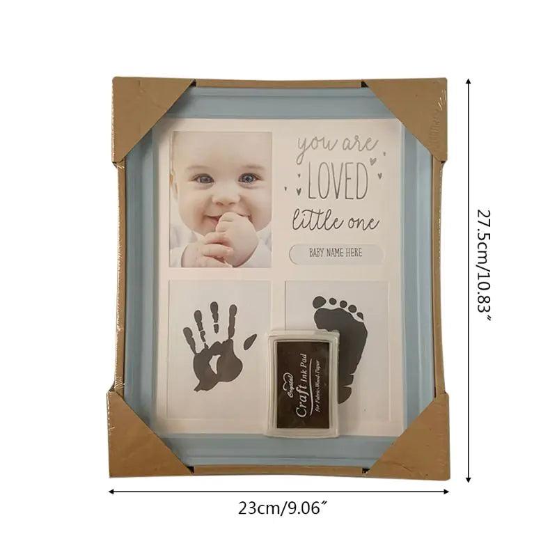 Baby Handprint and Footprint Frame - The Next Door Neighbor 