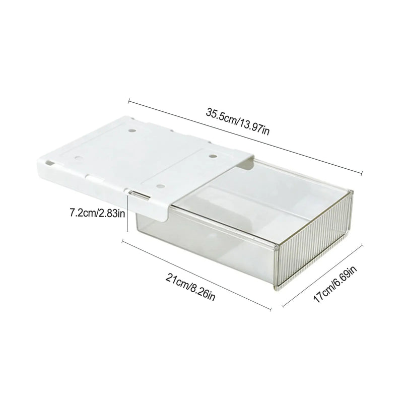 Self-Adhesive Slide-Out Under Desk Storage Drawer