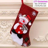 Santa Snowman Christmas Stockings - The Next Door Neighbor 