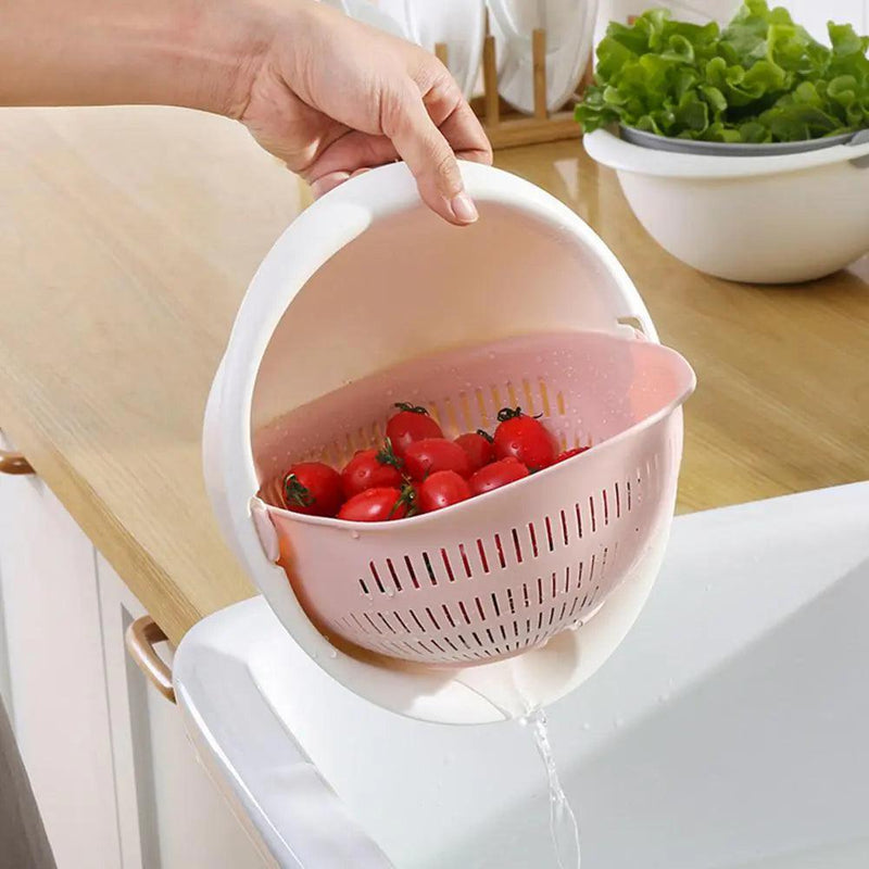 Double Layer Fruit Washing Bowl - The Next Door Neighbor 