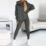 Hoodie Vest Pants Set