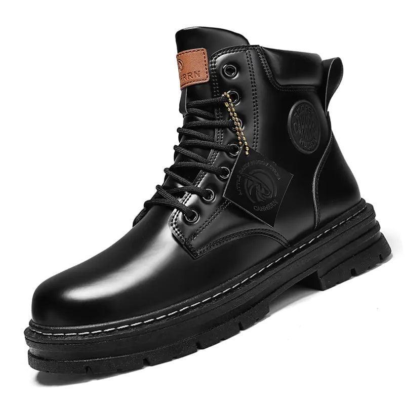 Superior All-Weather High-Top Men's Leather Boots - The Next Door Neighbor 