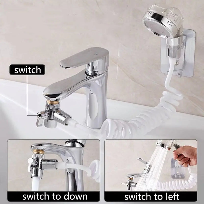 Basin Faucet External Shower Head - The Next Door Neighbor 