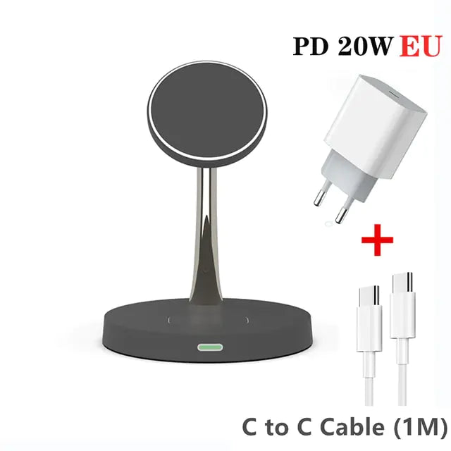 Iphone Magnetic Wireless Charger Station Dock - The Next Door Neighbor 