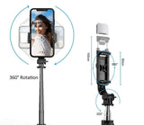 4 in 1 Selfie Tripod With Integrated Light