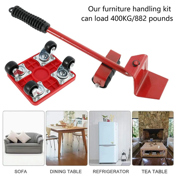 Heavy Furniture Wheels Mover Set