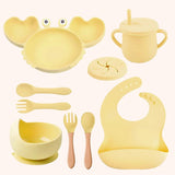 Little Crab Silicone Mealtime Set