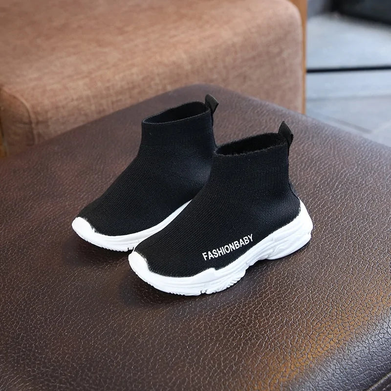 Winter Kids Slip-on Breathable Snow Boots Casual Shoes