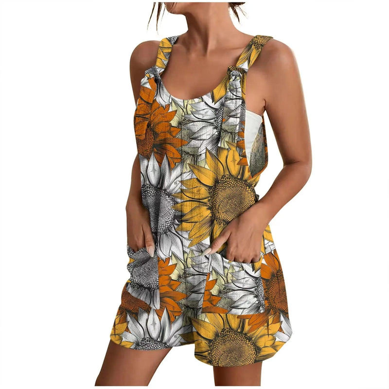 Lightweight Summer Shorts Romper