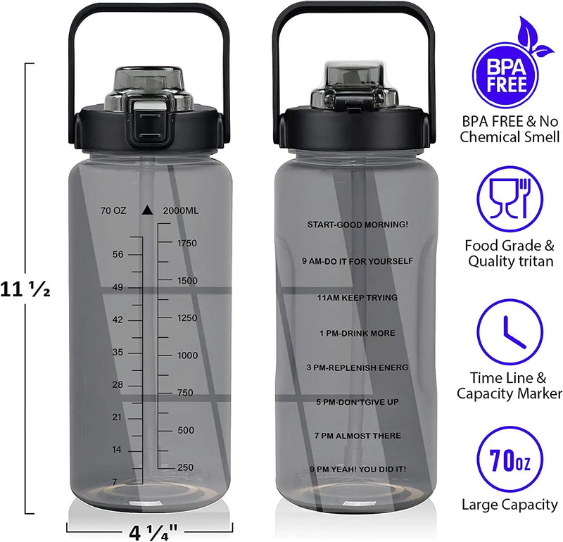 Half Gallon Water Bottle With Sleeve