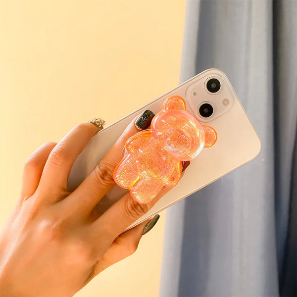 Glitter Bear Cell Phone Holder - The Next Door Neighbor 