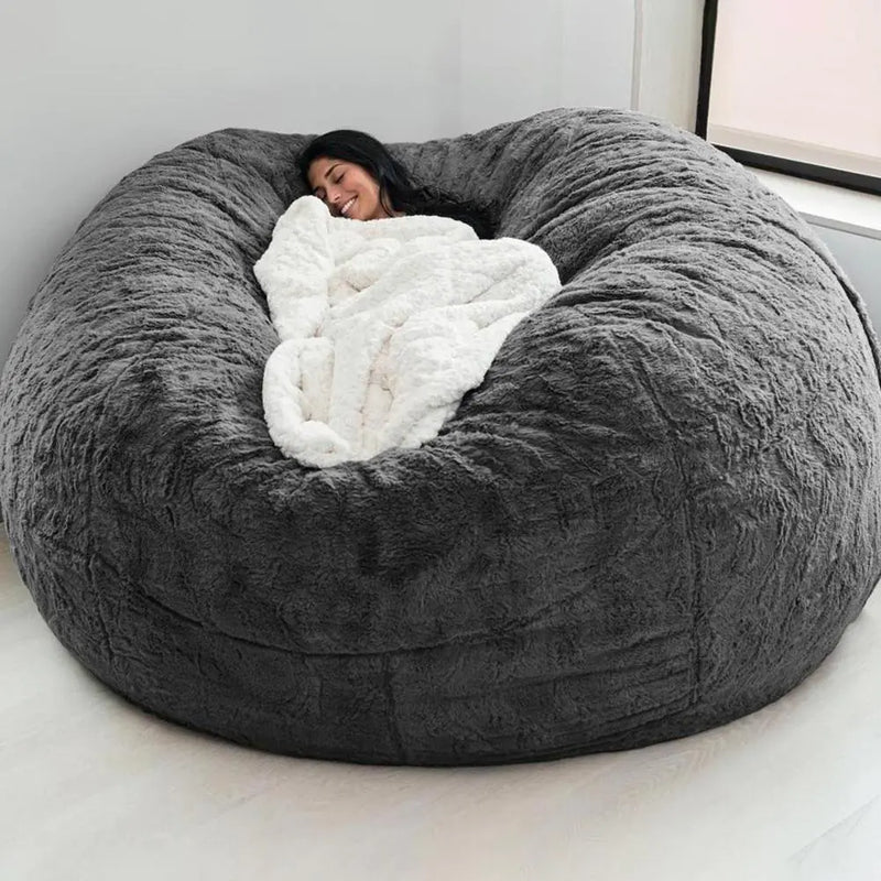 Giant Fluffy Bean Bag