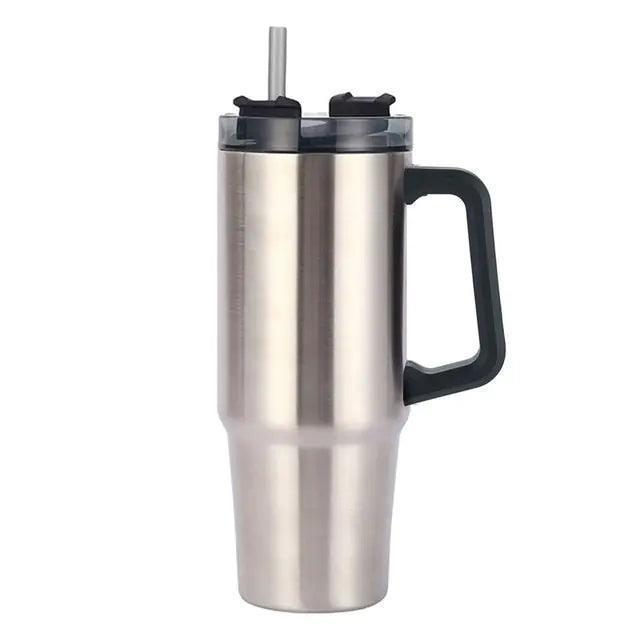 Insulated Tumbler Straw With Handle - The Next Door Neighbor 