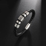 Classic Hand Woven Multi-Layered Leather Bracelet - The Next Door Neighbor 