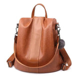 Essential Elegance Leather Backpack