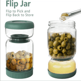 Glass Jug Pickles Jar With Strainer