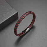 Classic Hand Woven Multi-Layered Leather Bracelet - The Next Door Neighbor 