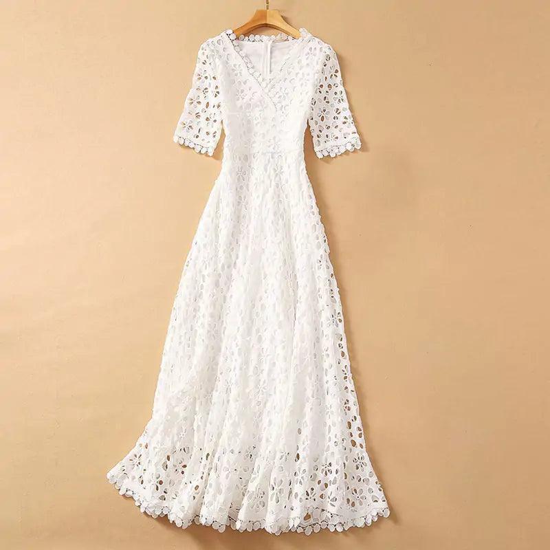 Elegant Lace Dress - The Next Door Neighbor 