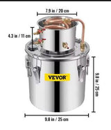 3 and 5 Gallon Alcohol Distiller / Water Distiller Kit