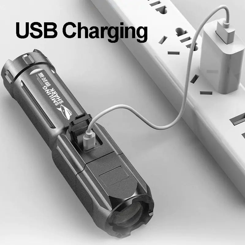 USB Rechargeable Led Flashlight - The Next Door Neighbor 