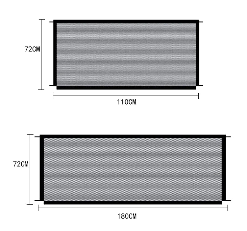 Black Foldable Protection Pet Safety Gate - The Next Door Neighbor 