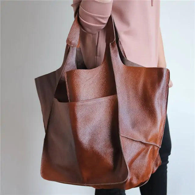 Retro Luxury Shoulder Tote - The Next Door Neighbor 