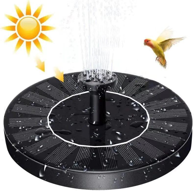 Solar Power Bird Bath Fountain Pump - The Next Door Neighbor 