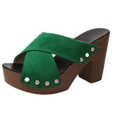 Square Platform Summer Sandals - The Next Door Neighbor 