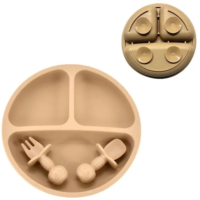 Baby Silicone Plate Set - The Next Door Neighbor 