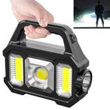 500LM Solar Rechargeable Flashlight