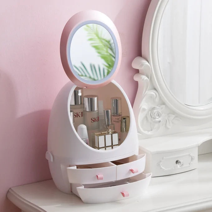 Cosmetics Storage Mirror - The Next Door Neighbor 