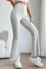 High Waist Flared Pants