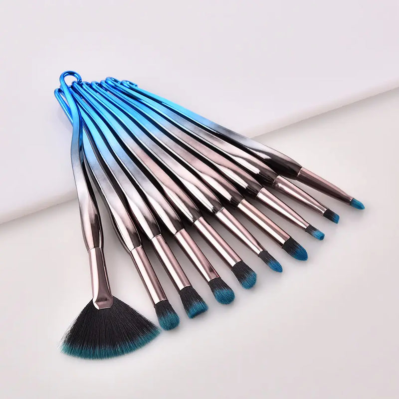 Blue Ocean Makeup Brush Set - The Next Door Neighbor 