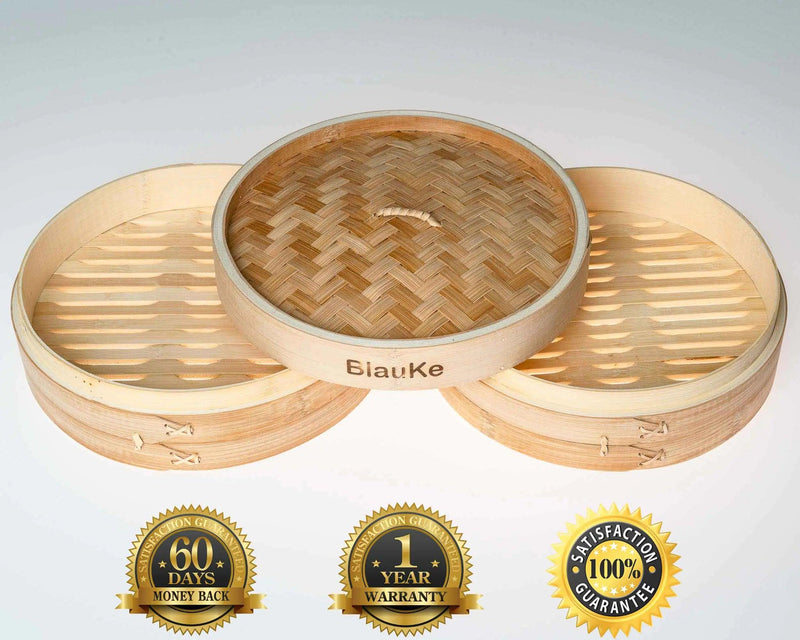 2-Tier Bamboo Steamer