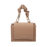 Chic Handle Pleated Handbag