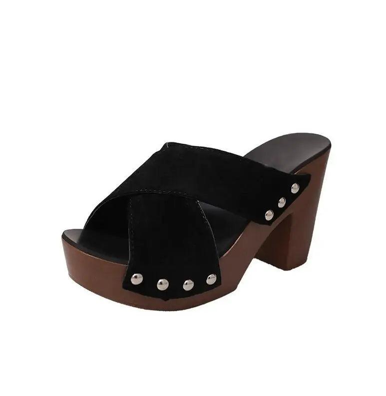 Square Platform Summer Sandals - The Next Door Neighbor 