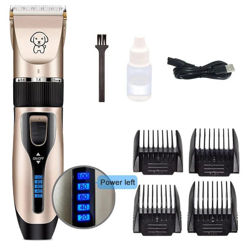 Rechargeable Pet Hair Clipper Grooming Set