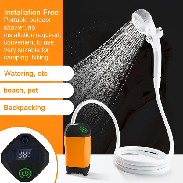 Portable Rechargeable Shower Set - The Next Door Neighbor 