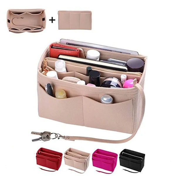 Felt Handbag Organizer Insert - The Next Door Neighbor 