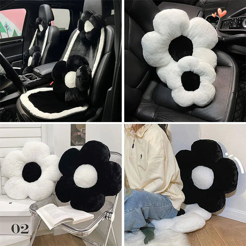 Plush Flower Pillow